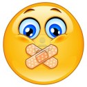 12018921-emoticon-with-adhesive-bandages-over-his-lips